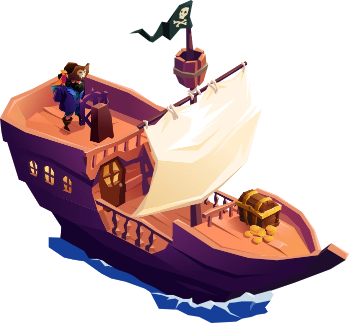 bateau du capitaine dans le jeu Archipel