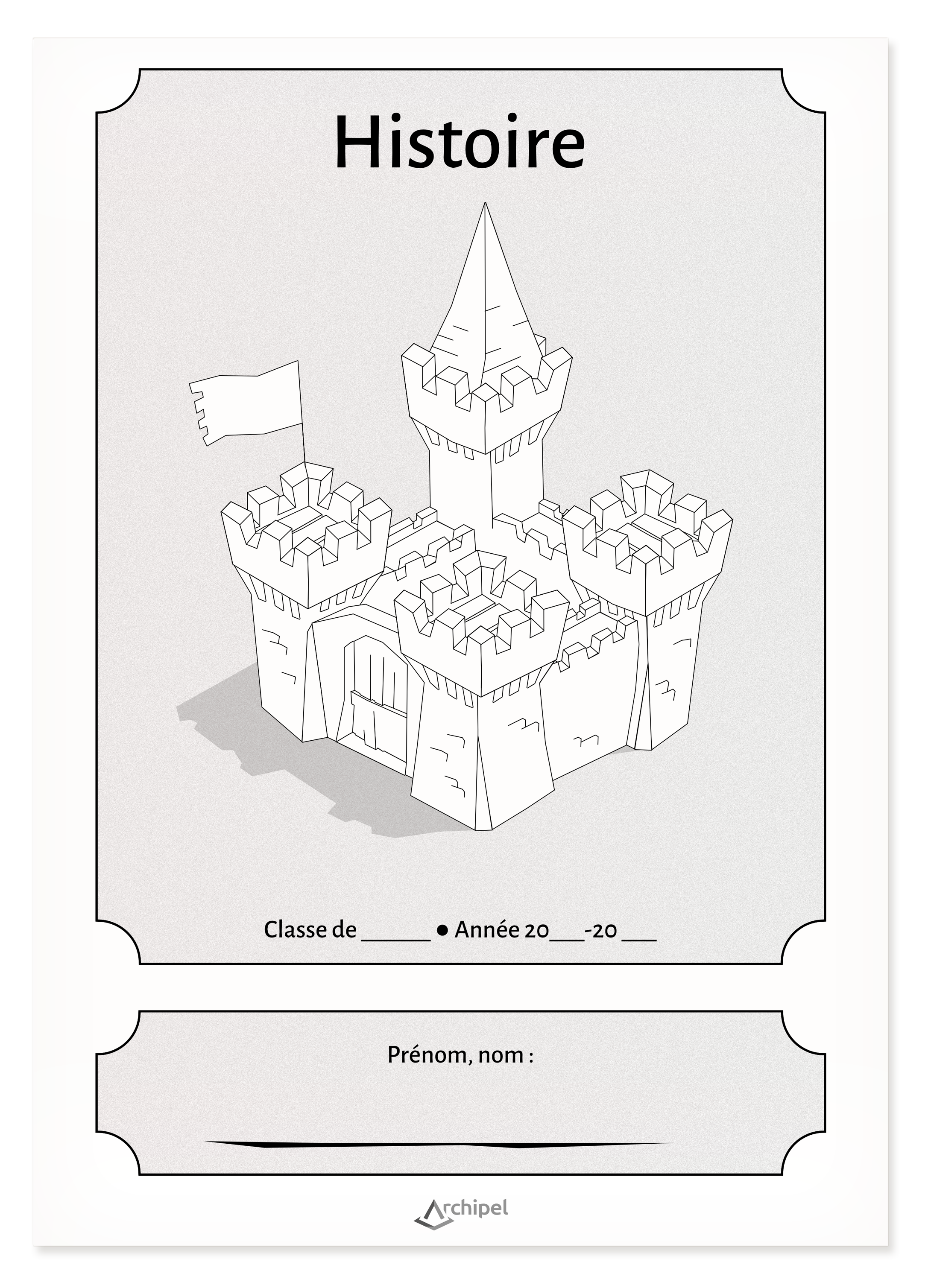page de garde A4 set 4