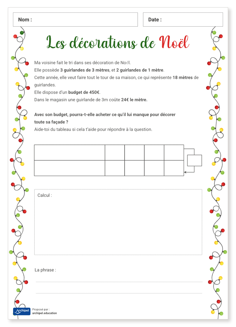 12 Decembre Les decorations de Noel