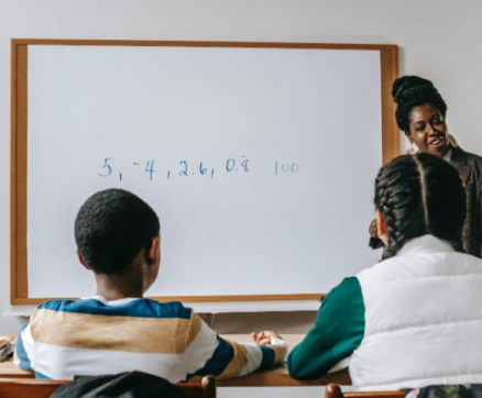 dictée de nombres en classe